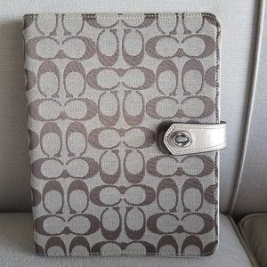 Coach ipad cover/case. Signature brown/beige.